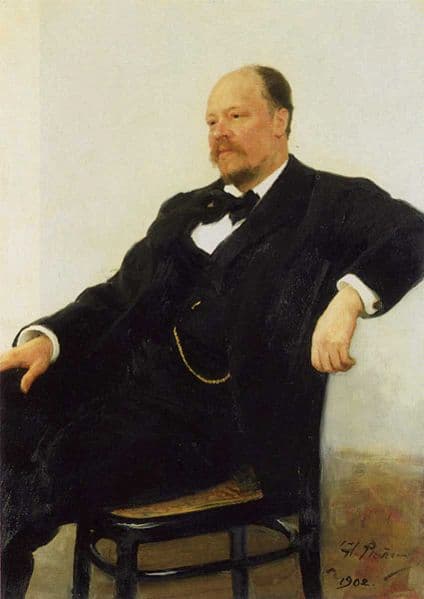 Ilya Repin: Portrait of the composer Anatoly Konstantinovich Lyadov, 1902 (Moscow: Russian Museum)
