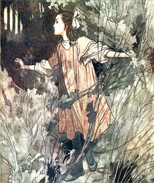 The Secret Garden by Frances Hodgson Burnett, illustrated by Charles Robinson. London: William Heinemann, 1912.