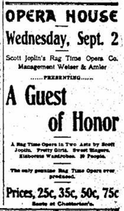A Guest of Honor advertising poster