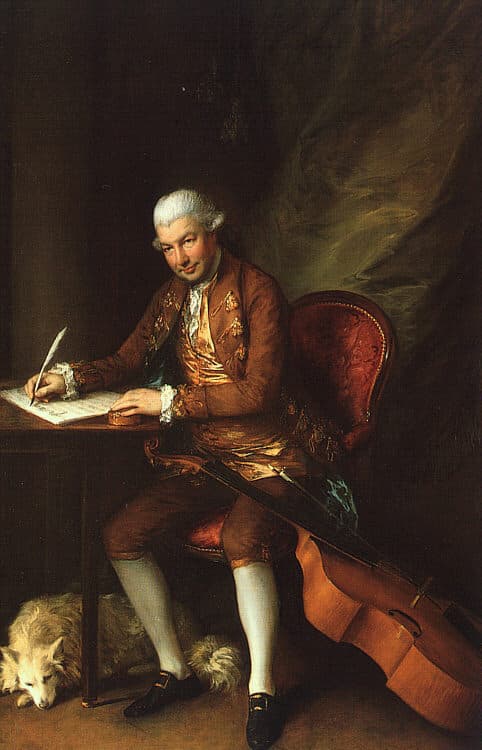Thomas Gainsborough: C.F. Abel, 1777 (Huntington Library)
