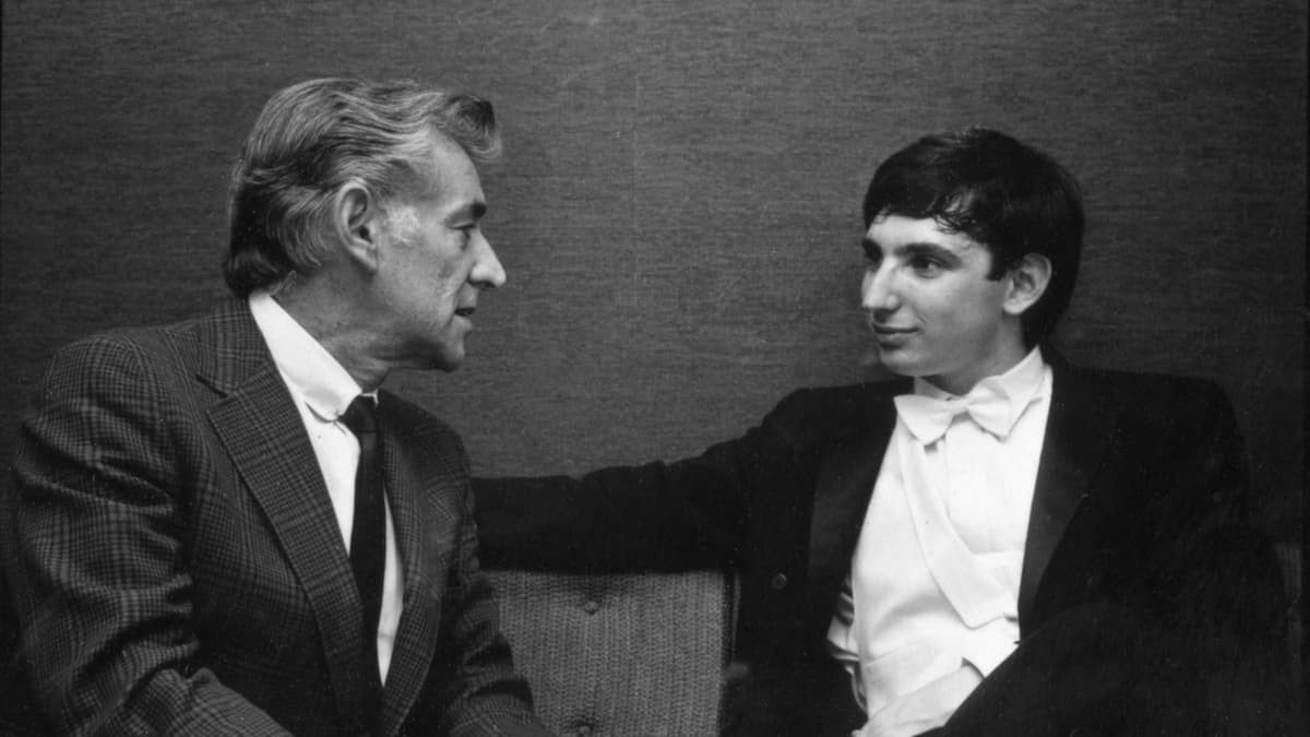 Leonard Bernstein and Michael Tilson Thomas