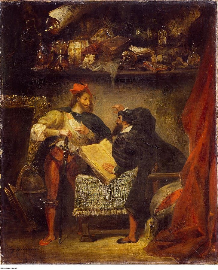 Delacroix: Faust and Mephistopheles, 1827 (The Wallace Collection)