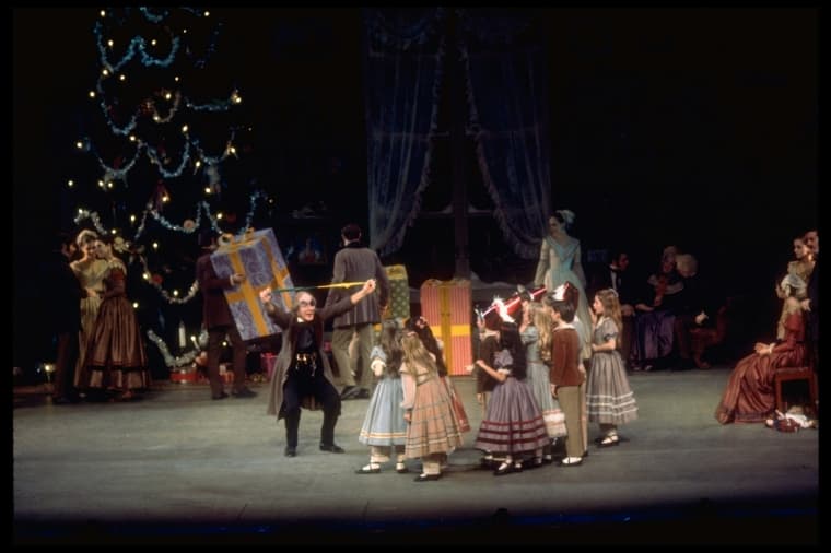 The Nutcracker, with George Balanchine as Drosselmeyer, 1966 (New York City Ballet)