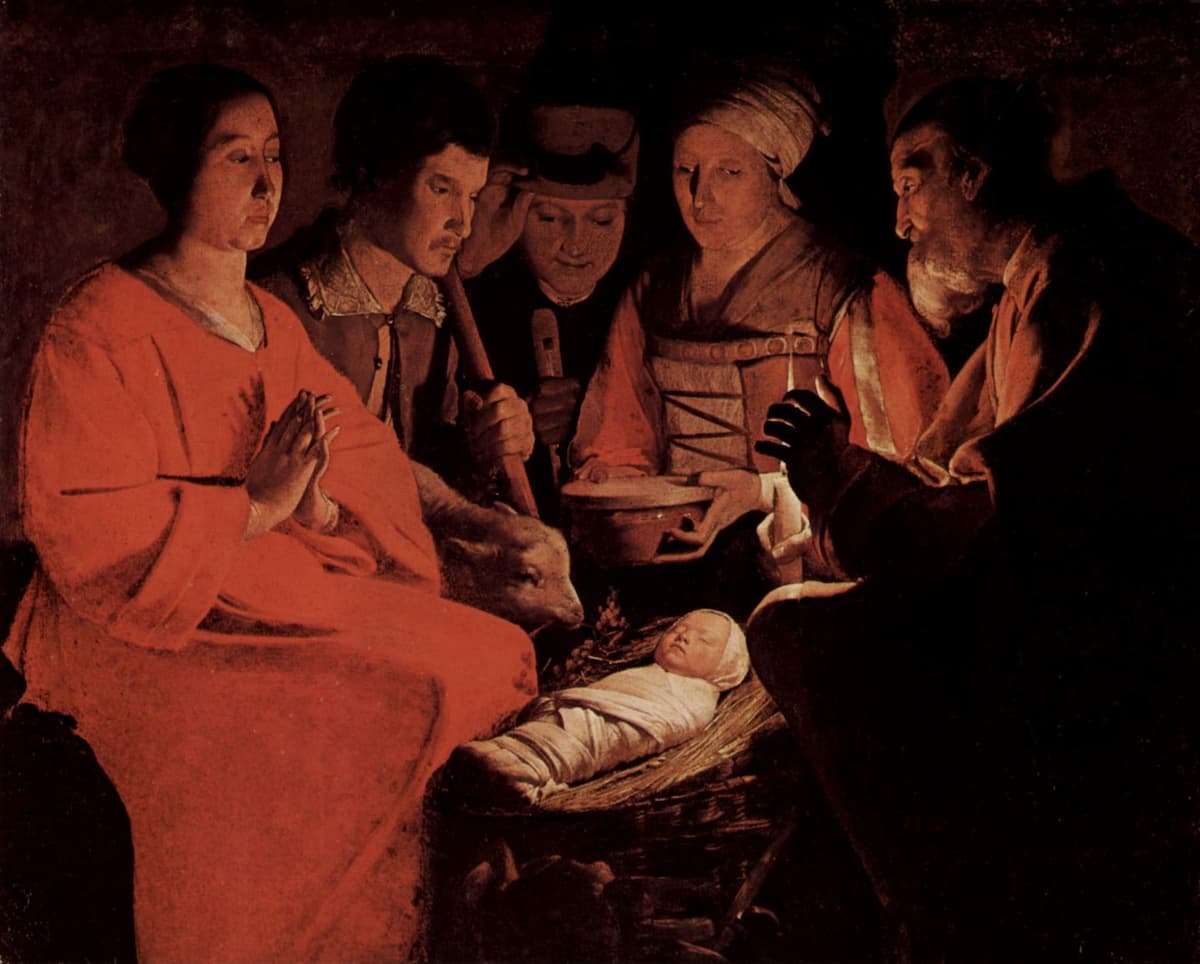 Georges de La Tour: The Adoration of the Shepherds