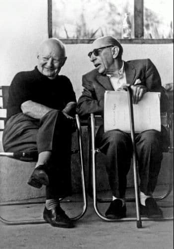 Paul Hindemith and Igor Stravinsky, 1961