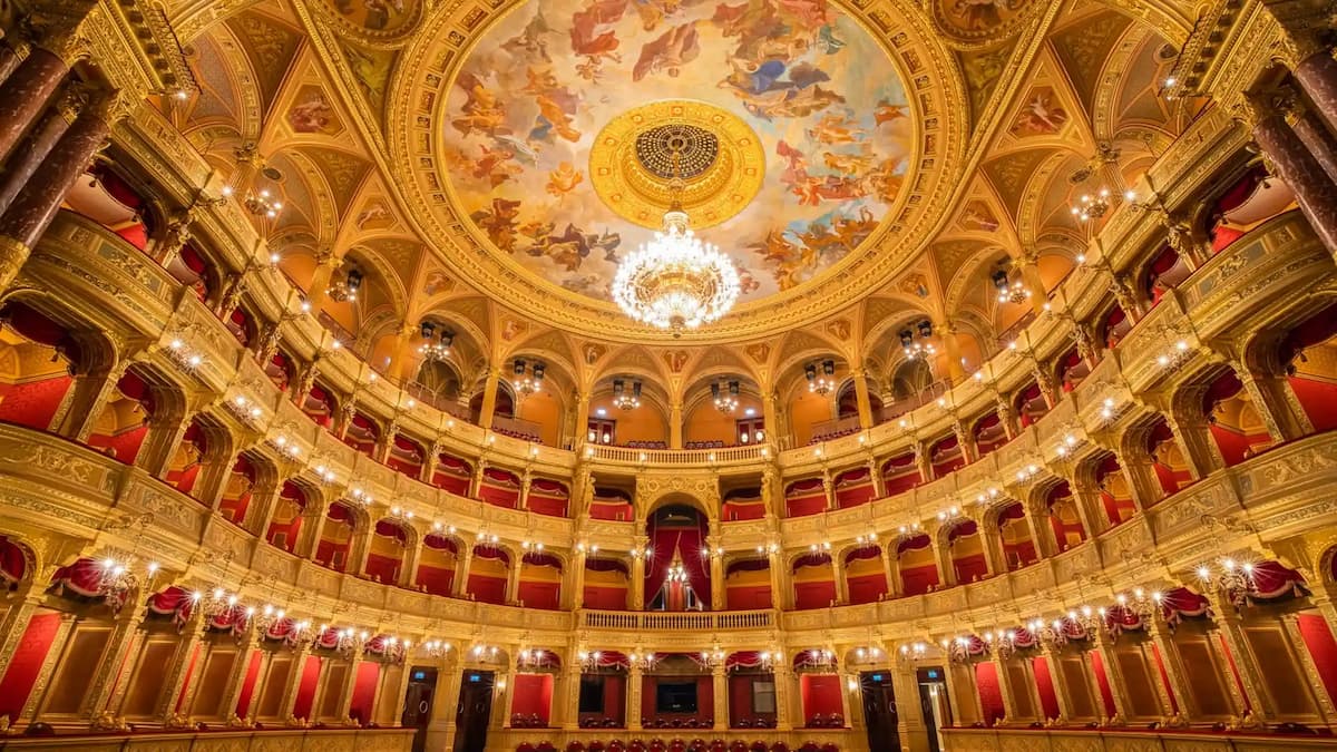 The Hungarian State (née Royal) Opera House, where Mahler was director, and gave performances in Hungarian from 1888-1891