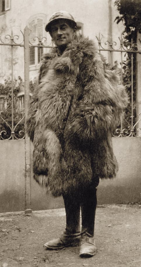 Maurice Ravel as a soldier, 1916