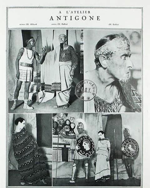 Programme from the 1922 Paris production