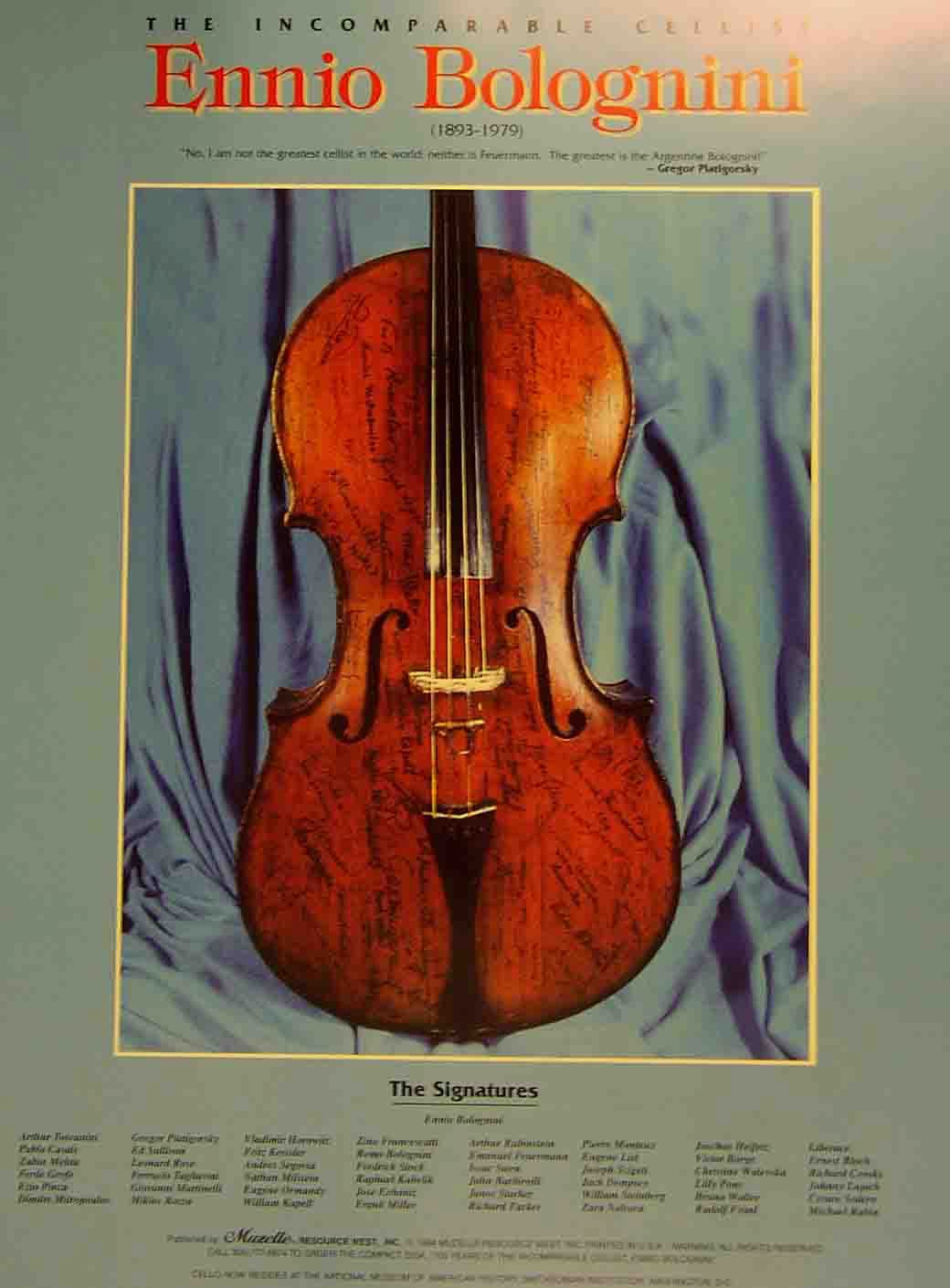 Cello of Ennio Bolognini