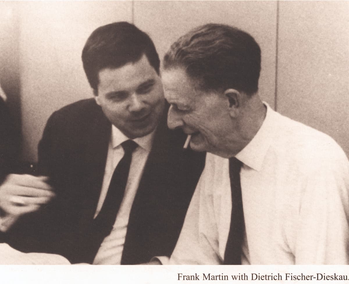 Frank Martin & Dietrich Fischer-Dieskau, Berlin 1963