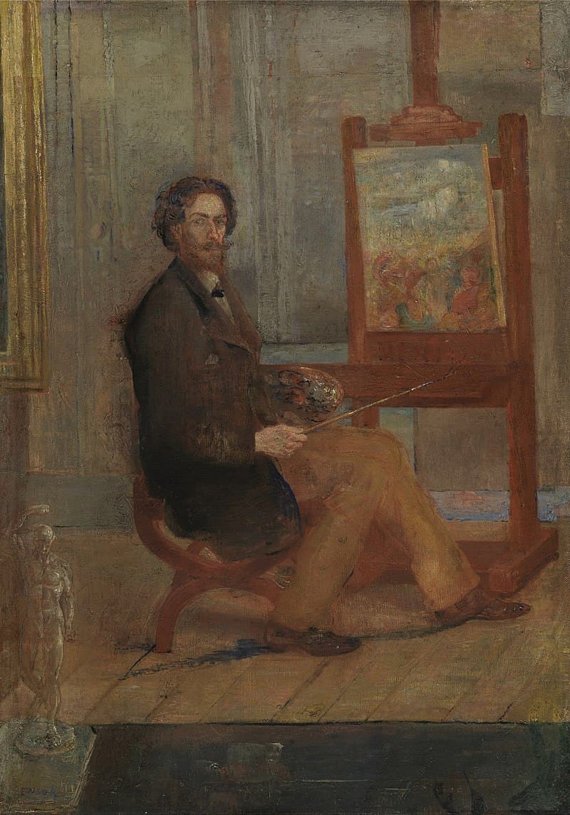 Ensor: Self-portrait, 1890 (Koninklijk Museum voor Schone Kunsten Antwerpen)