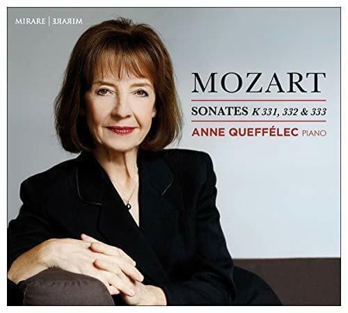 Anne Queffélec's recording of Mozart album cover