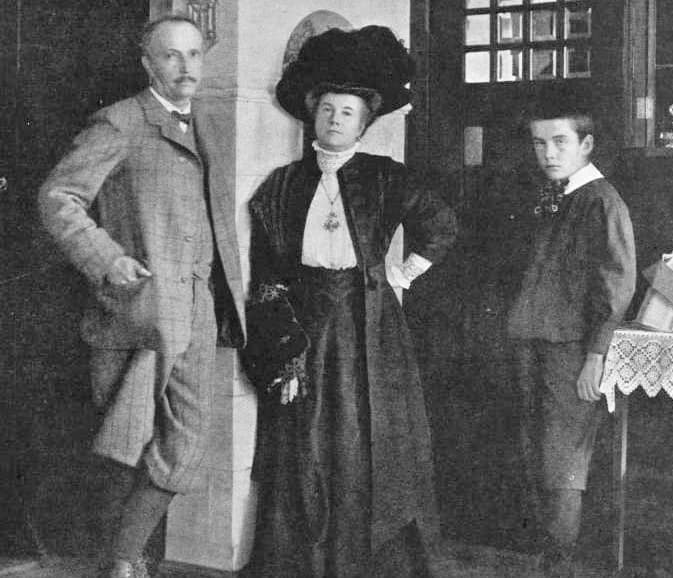 Richard, Pauline and Franz Strauss, 1910