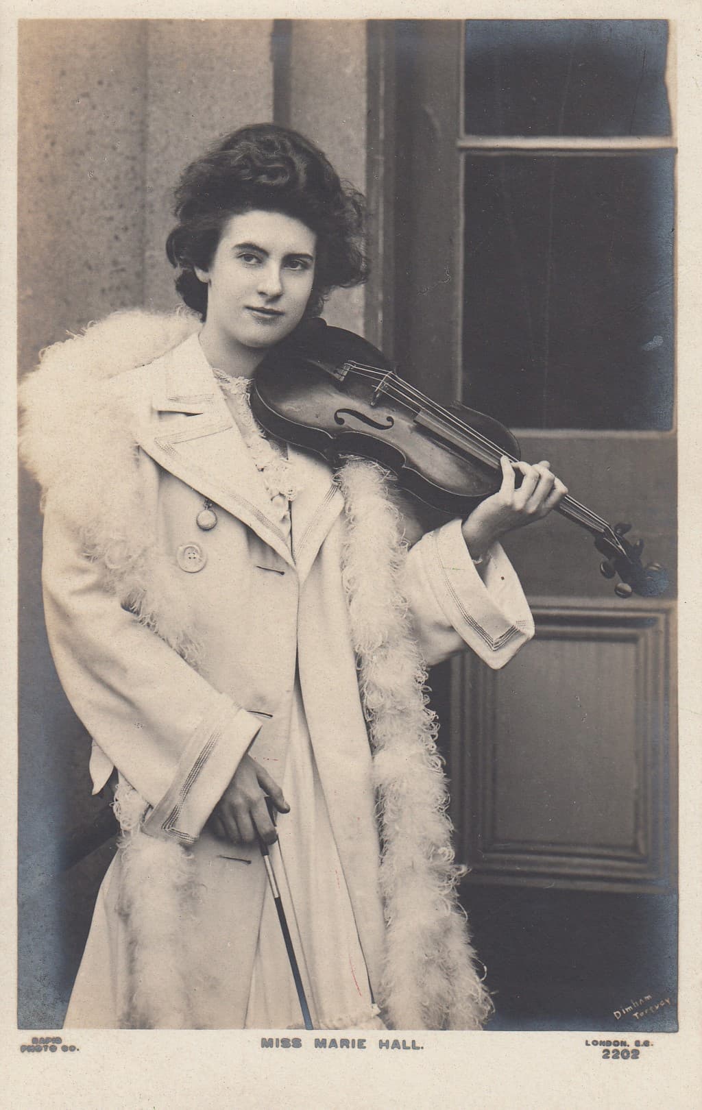 Violinist Marie Hall