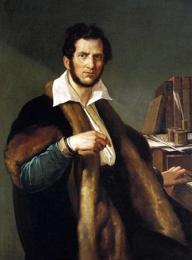 Portrait of Gaetano Donizetti by Francesco Coghetti