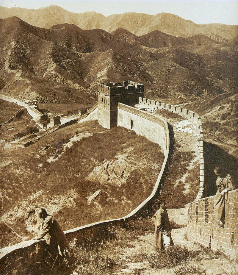 Great Wall of China in 1907