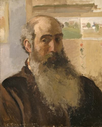 Camille Pissarro: Self-portrait, 1873 (Paris: Musée d’Orsay)