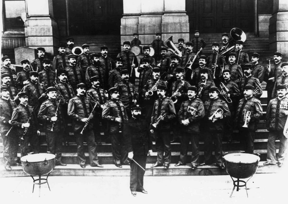 John Philip Sousa and his band, 1893
