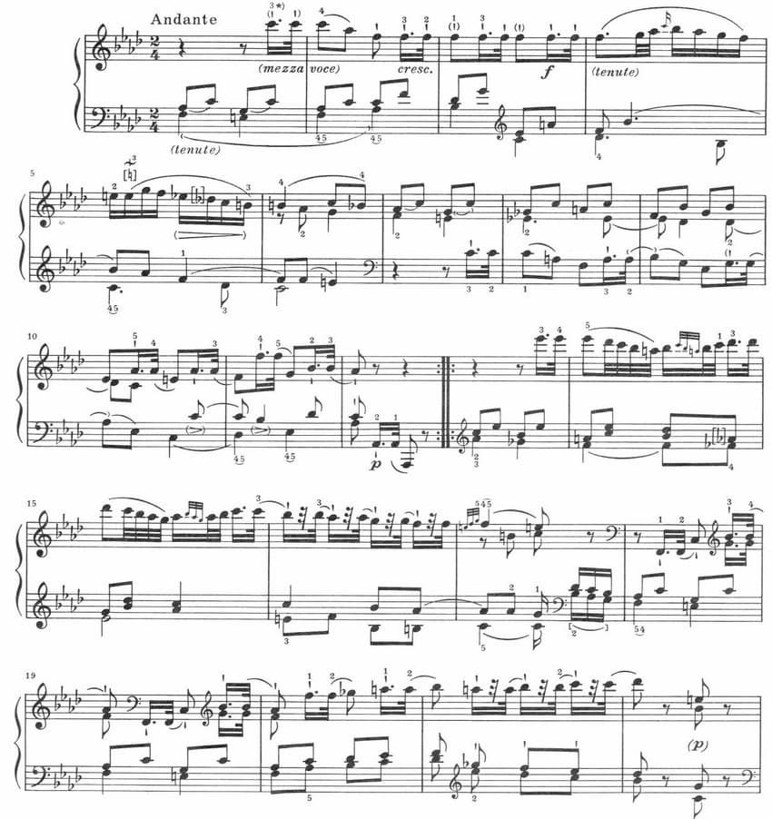 Haydn Variations in F Minor, Hob. XVII:6