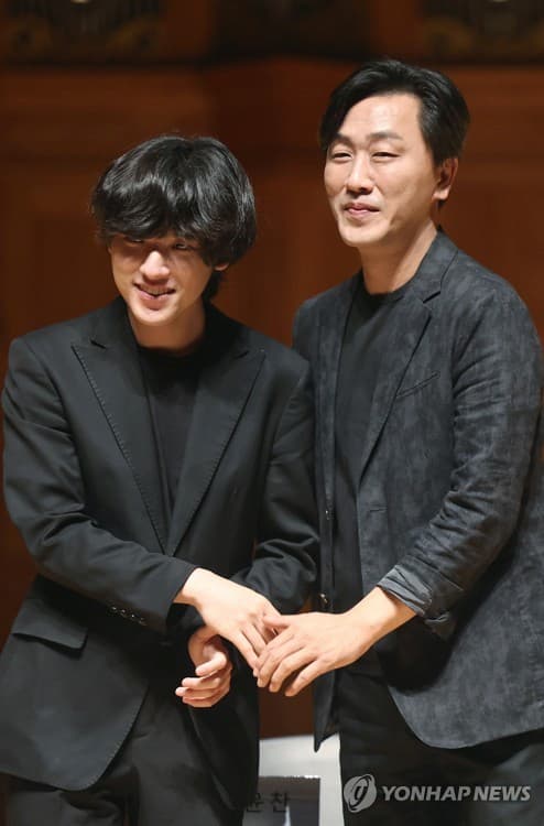 Yunchan Lim and his teacher Minsoo Sohn