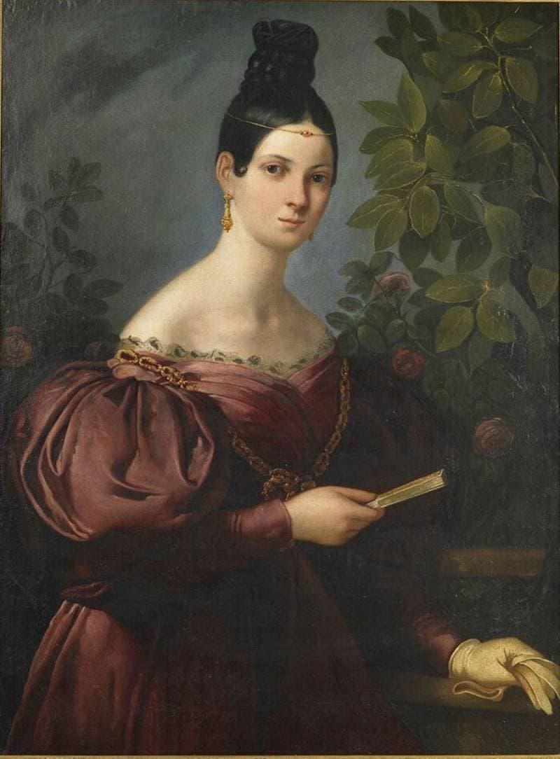 Portrait of Maria Malibran, 1834