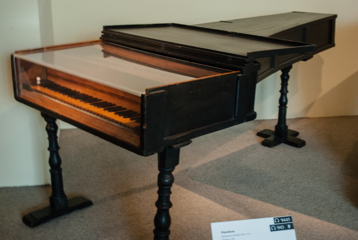 Pianoforte invented by Cristofori, 1720
