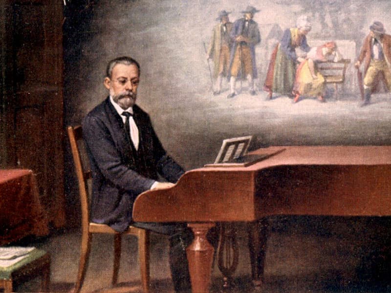 Smetana at the piano