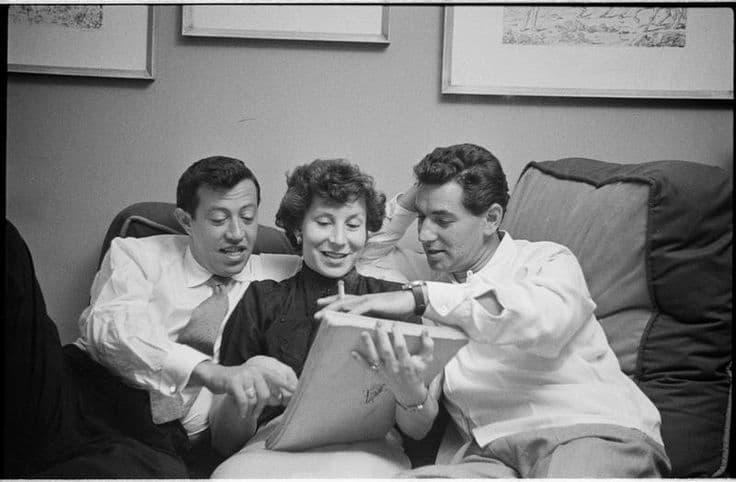 Adolph Green, Betty Comden and Leonard Bernstein
