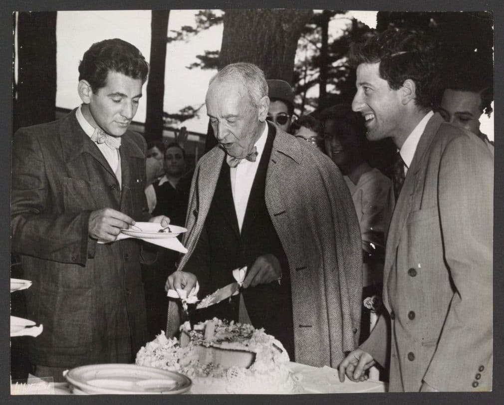 Leonard Bernstein, Koussevitzky and Lukas Foss