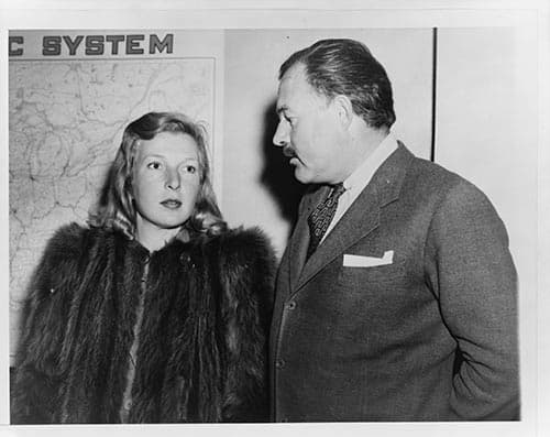 Martha Gellhorn and Ernest Hemingway