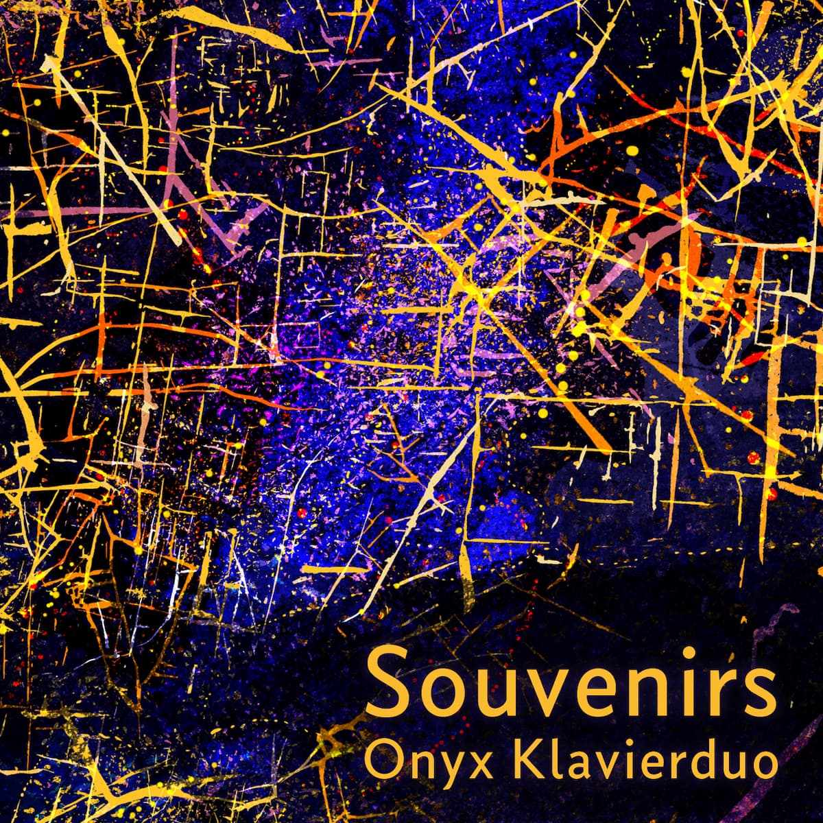 Onyx Piano Duo’s album Souvenirs album cover