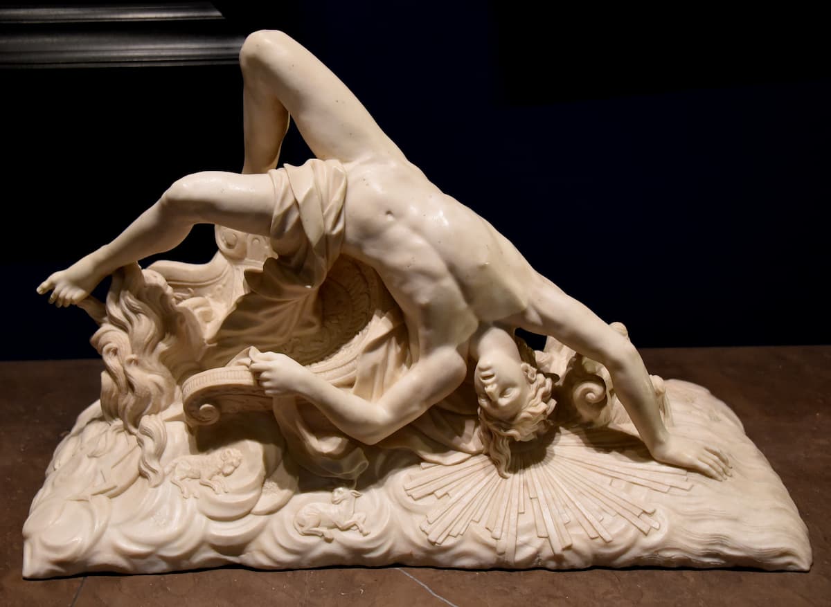 The Fall of Phaeton statue, the Victoria and Albert Museum, London