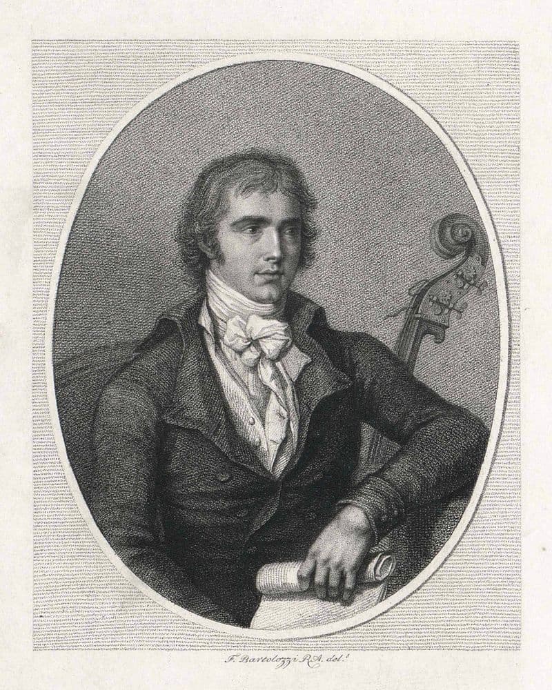 Francesco Bartolozzi: Domenico Dragonetti, ca. 1780