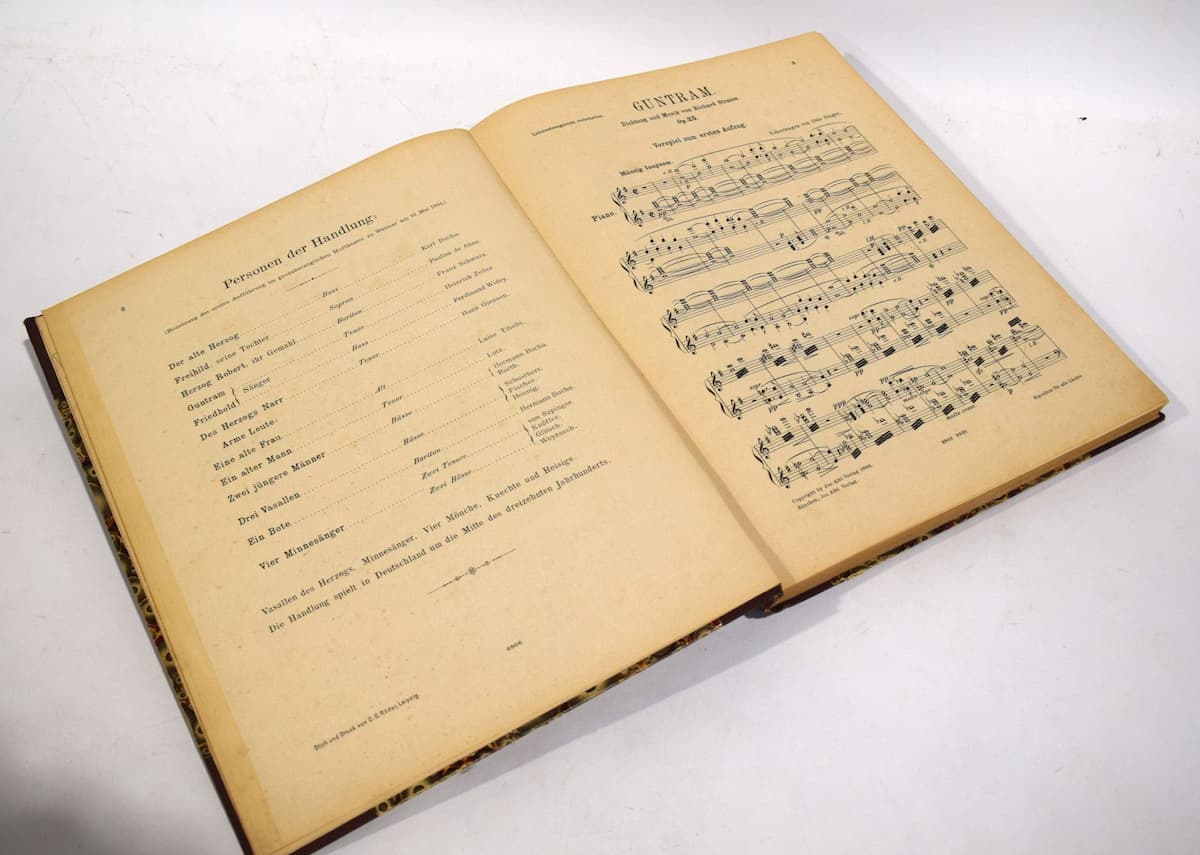 Richard Strauss' Guntram score