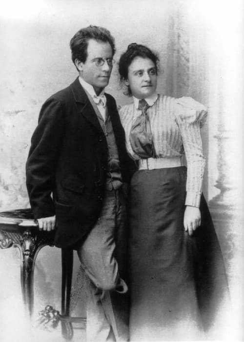 Gustav Mahler and his favourtie sister Justine