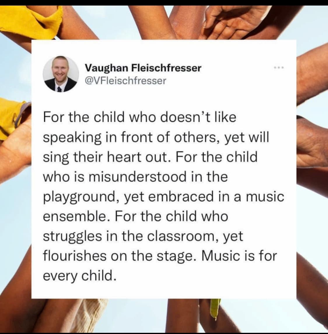 Music is for everyone