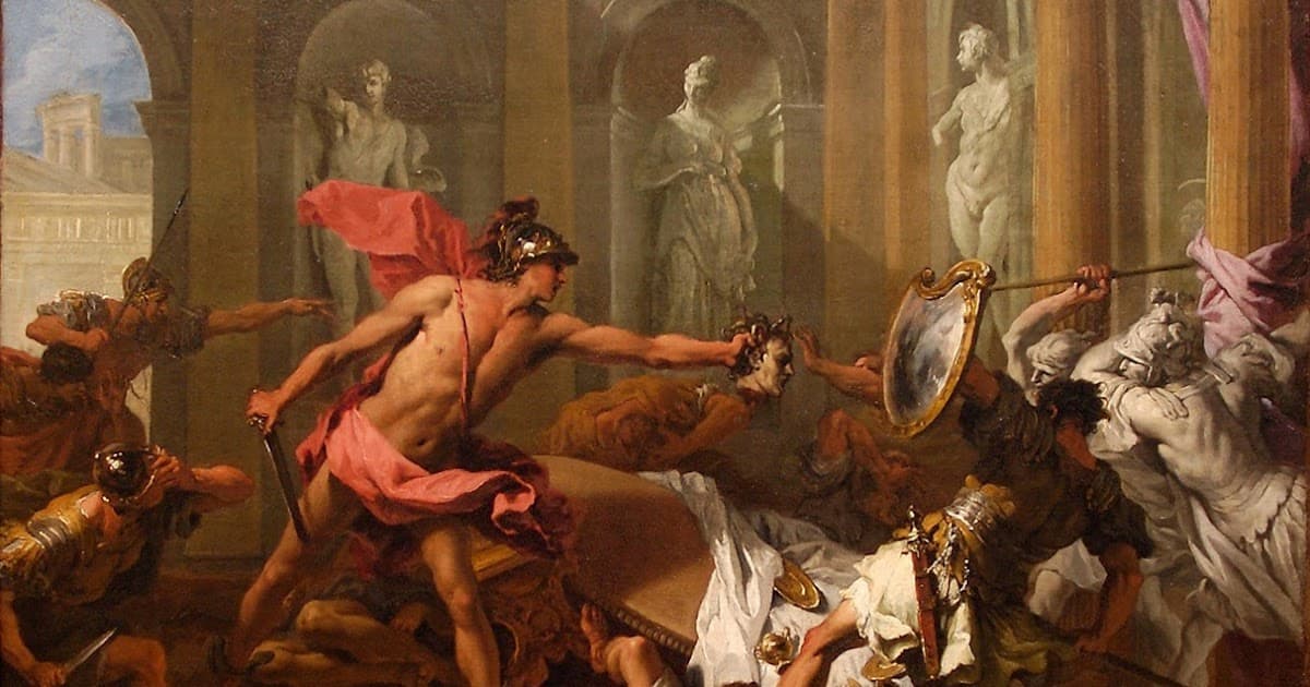 Sebastiano Ricci: Perseus Confronting Phineus with the Head of Medusa