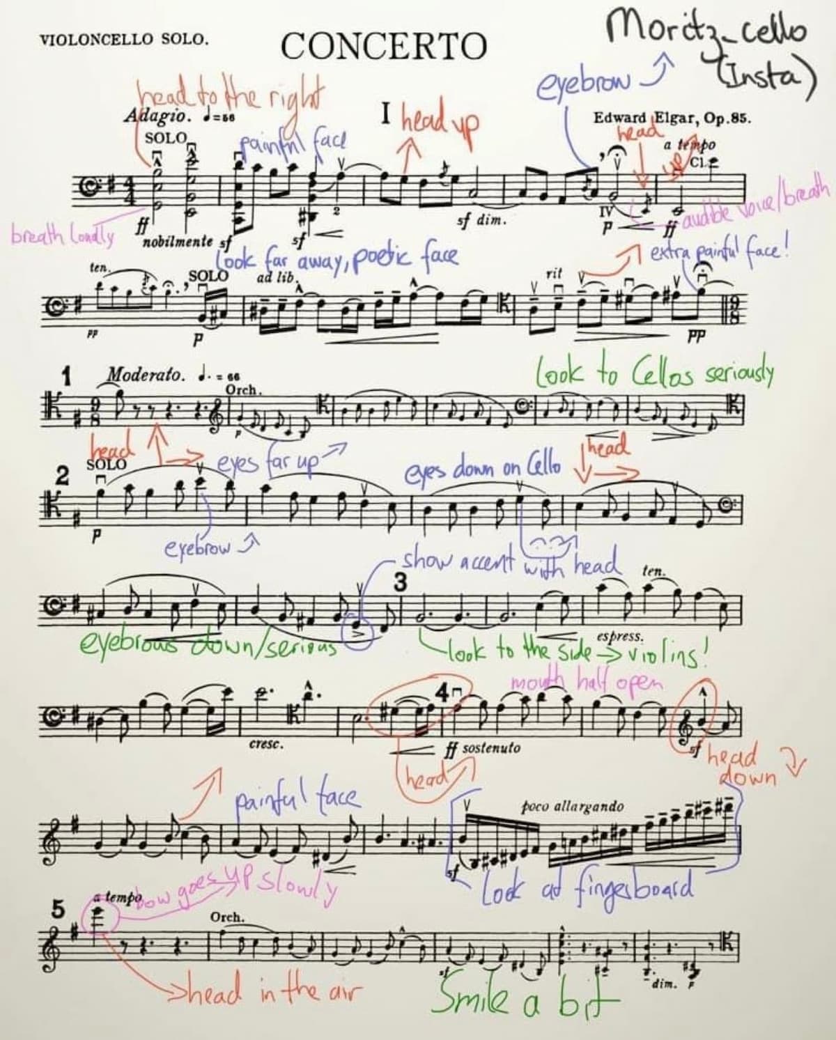 annotated score joke