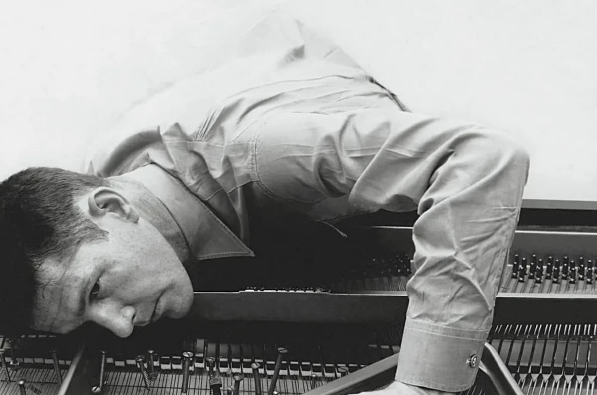 John Cage and his prepared piano