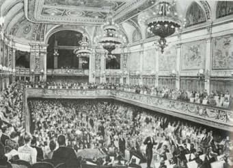 Concert under Carl Reinecke in the New Concert House (1884)