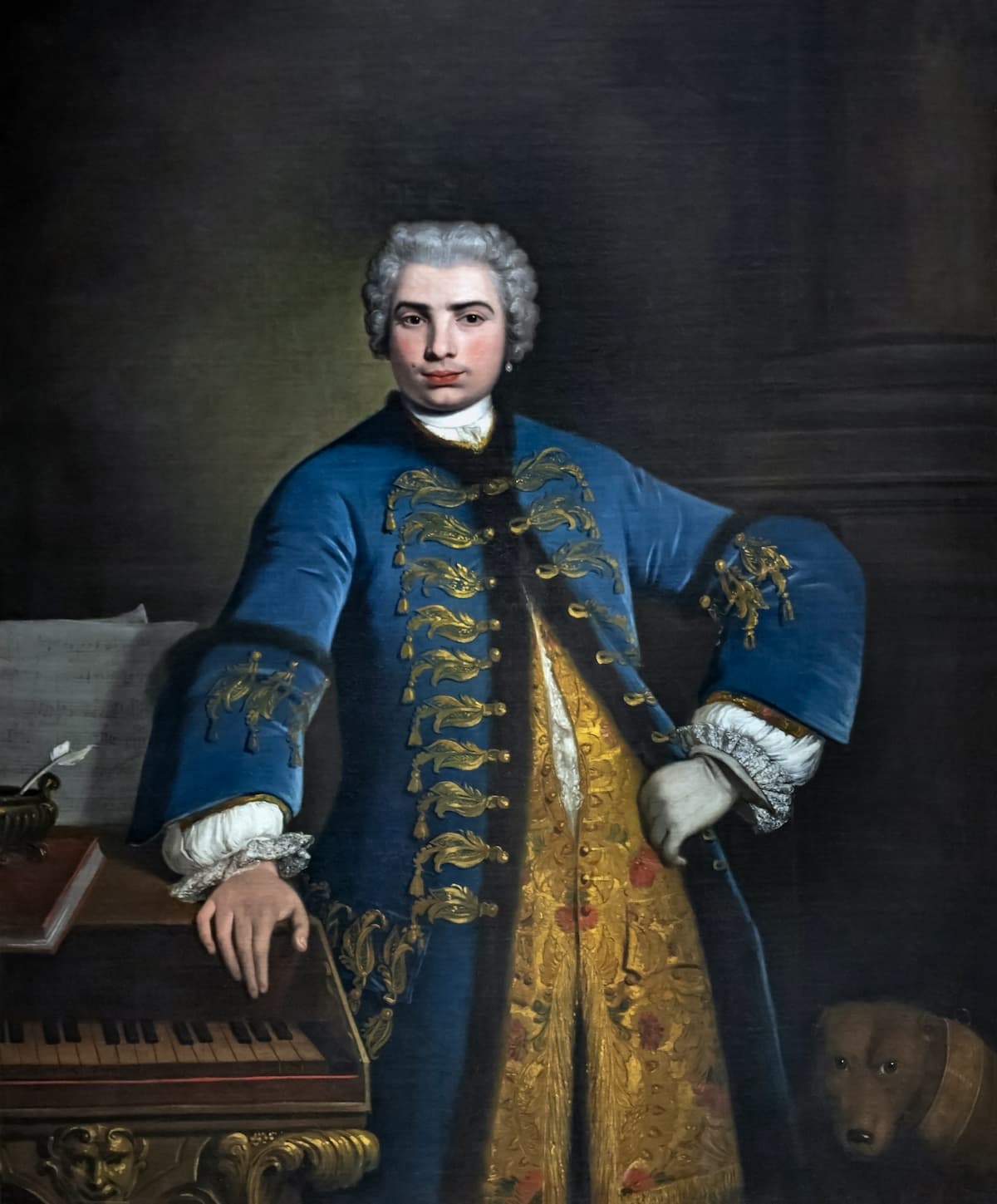 Bartolomeo Nazari: The great 18th-century castrato Farinelli, 1734 (Royal College Music)