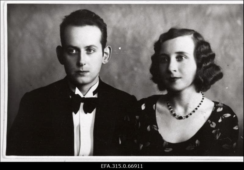 Eduard Tubin and his wife