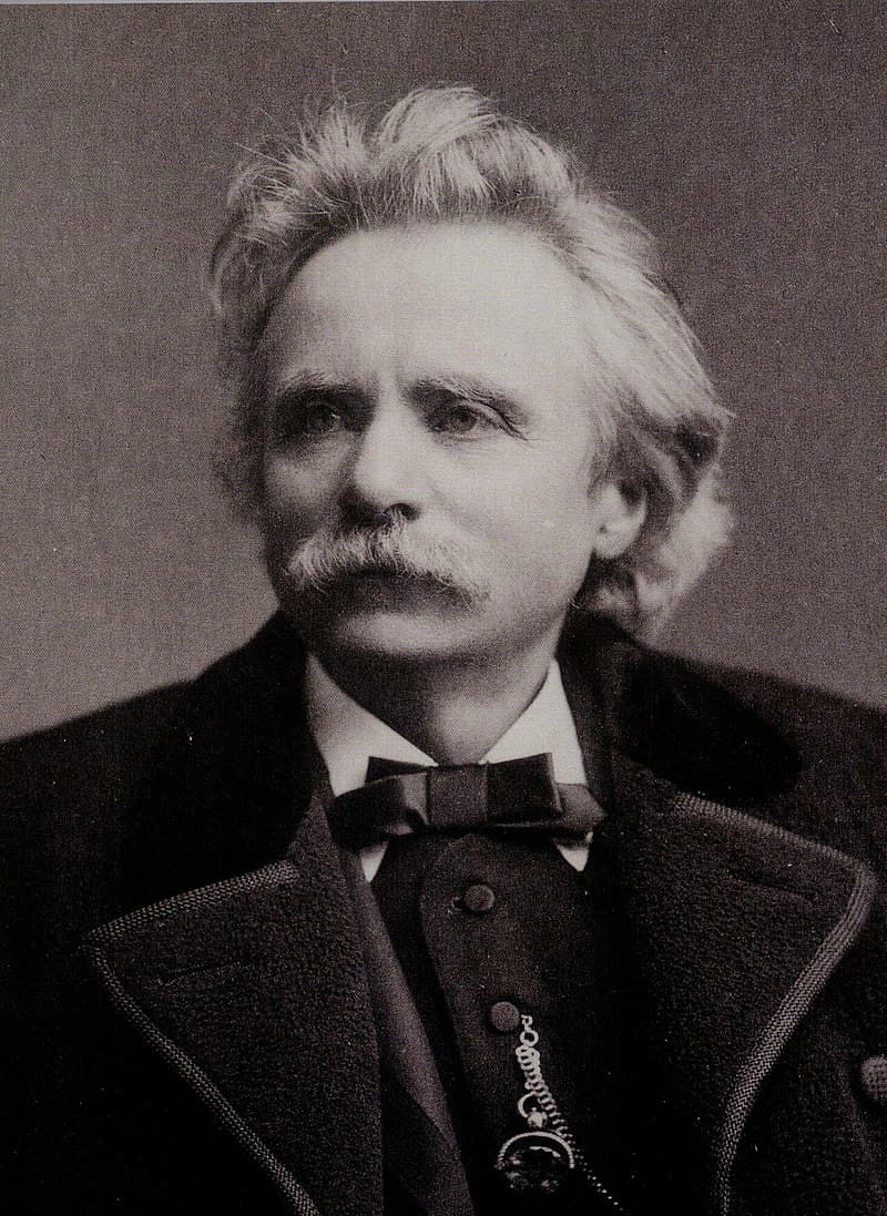 Edward Grieg, 1888 (Bergen Public Library)