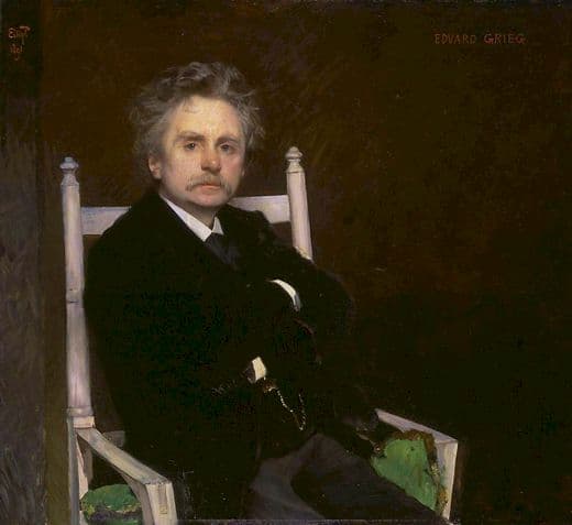Eilif Peterssen: Edvard Grieg, 1891
