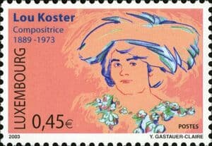 Stamp featuring Lou Koster
