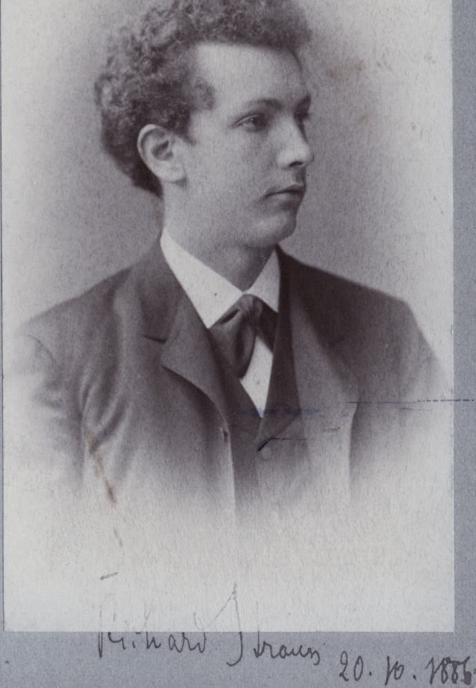 Richard Strauss at 22 years old, 1886