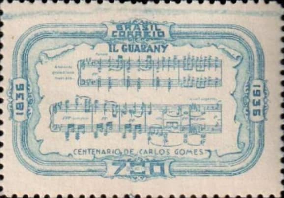 Il Gurany music score stamp