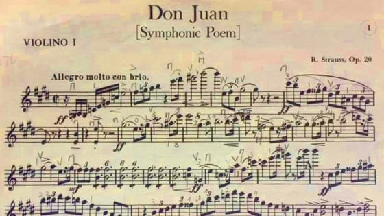 Richard Strauss' Don Juan