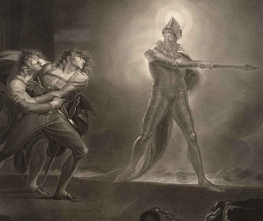 Henry Fuseli: The Ghost of Hamlet’s Father, 1805