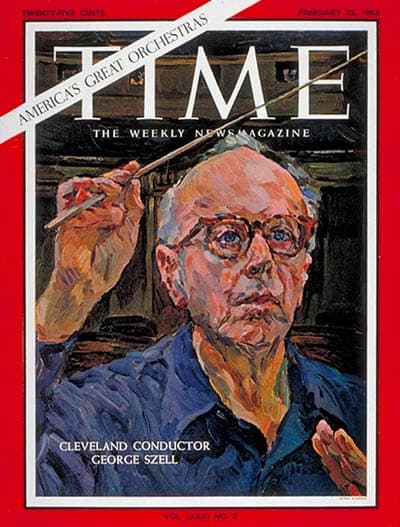 George Szell featured on the Time Magazine cover, 1963
